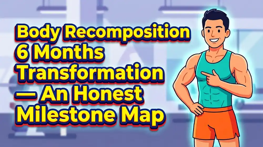 Body recomposition 6 months transformation