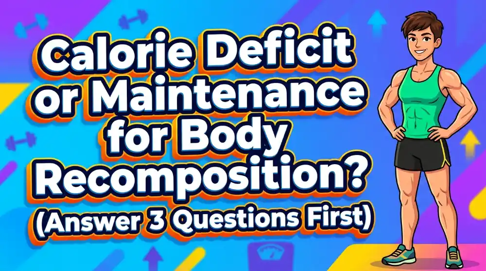 Body recomposition calorie deficit or maintenance