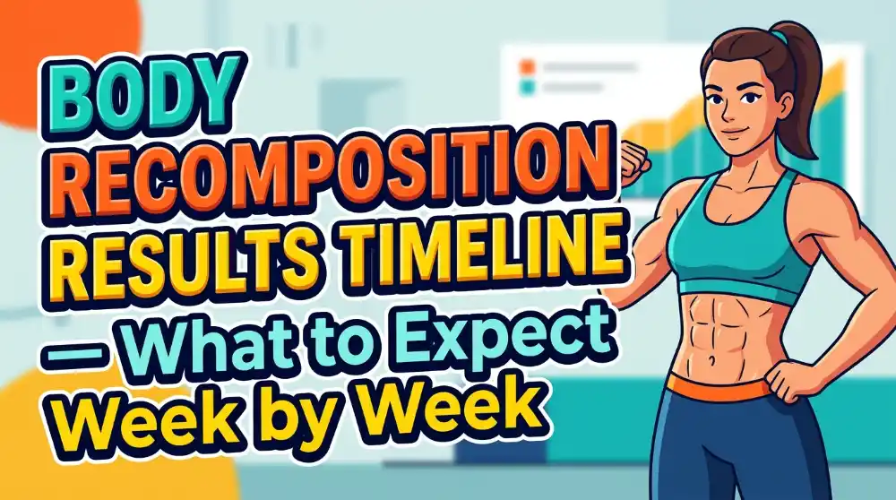 Body recomposition results timeline